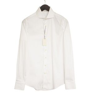 Suitsupply White cotton button down shirt